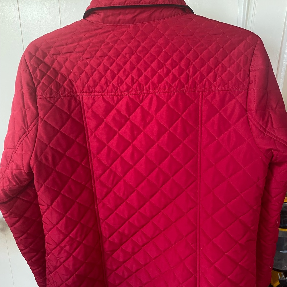 Red Quilted Jacket - Picture 2 of 2